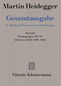 Überlegungen II-IV (Schwarze Hefte 1931-1938)