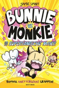 Bunnie vs Monkie en de supersonische Maki! (8+)